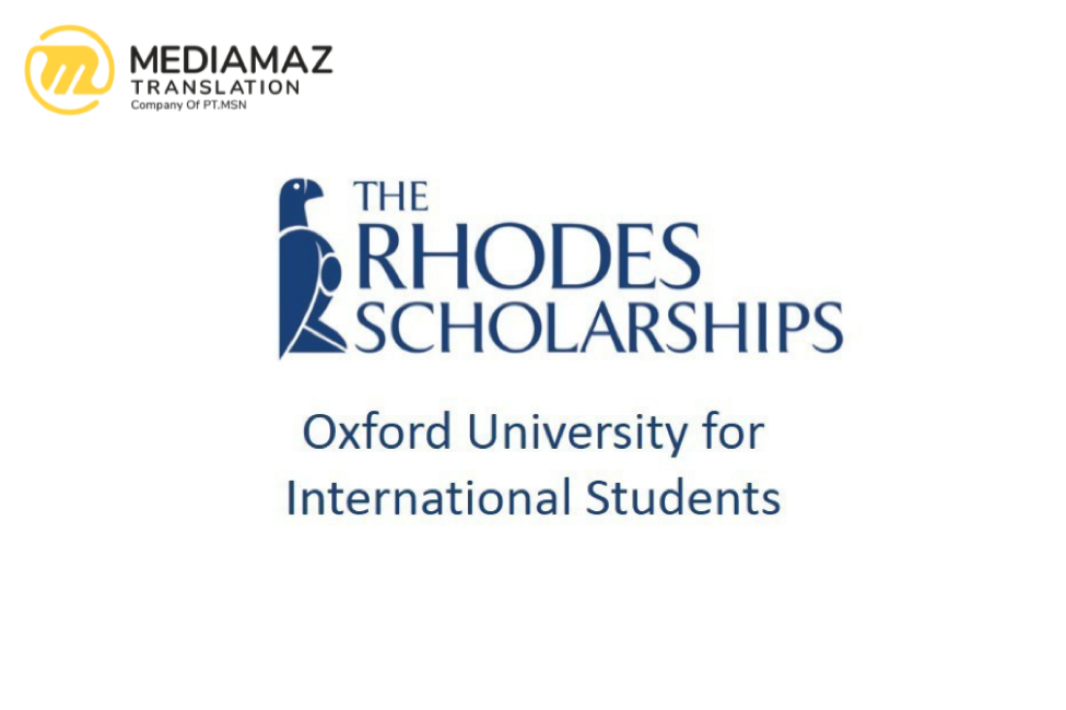 Underrated Scholarship: Beasiswa Rhodes Tawarkan Beasiswa Full S2 dan S3 di University Oxford